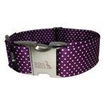 Vodítko DARK PURPLE DOTS