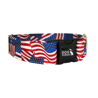 Obojek USA FLAG