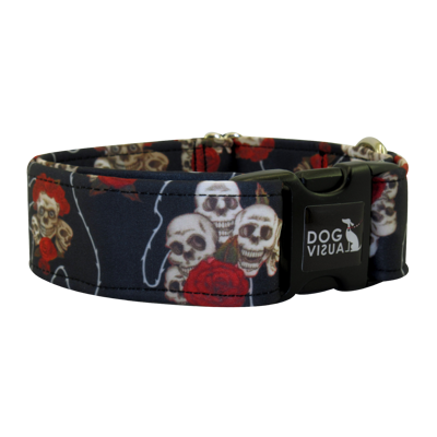 Obojek BLACK SKULL