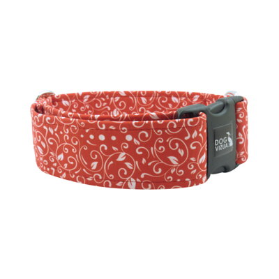 Obojek LUXURRY PATTERN RED
