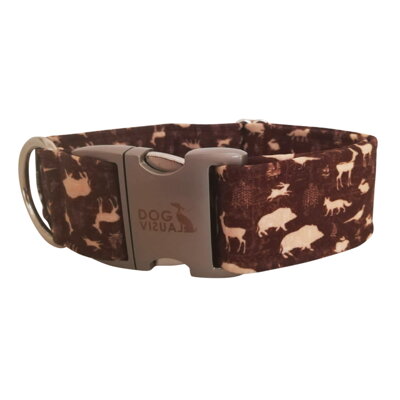 Obojek HUNTING BROWN