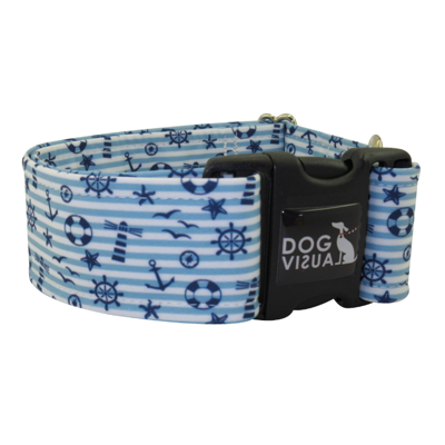 Obojek STRIPED NAVY