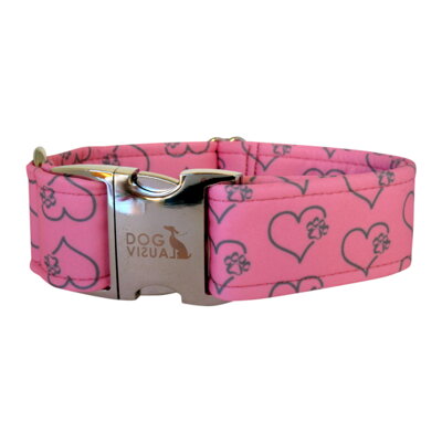 Obojek SRDÍČKA RŮŽOVÉ