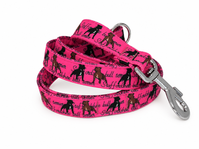 Vodítko PINK STAFFBULL