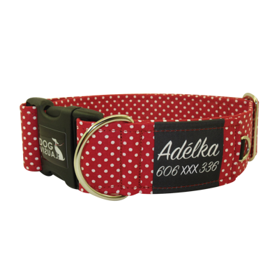 Obojek RED IN DOTS-3