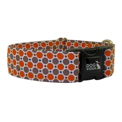 Obojek DOTS IN ORANGE-3
