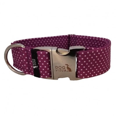 Obojek LIGHT PURPLE DOTS